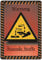 Schild Hinweisschild Hinweis Warnung Ätzende Stoffe Chemie Ätzend Gefahr SOS