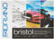 Fabriano Honsell 19002942 - Fabriano Bristol Block, DIN A3, 250 g/m², 20 Blatt, ultraglatte Oberfläche, sehr radierfest, ideal für Illustrationen, Grafik und Design, Weiß