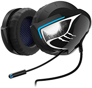 uRage Gaming-Headset SoundZ 500 Neckband, kabelgebunden, schwarz, ausziehbares Mikrofon, USB-Anschluss