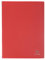 Exacompta - Réf. 8825E - 1 Protège-documents OPAK - 20 pochettes cristal lisse - 40 vues - pour format A4 - dimensions 24 x 32 cm - couverture en polypro semi-rigide - couleur rouge