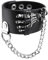 Eigso Pirat Armband Punk Biker Gothic PU Lederarmband mit Nieten Ketten für Damen Herren verstellbar