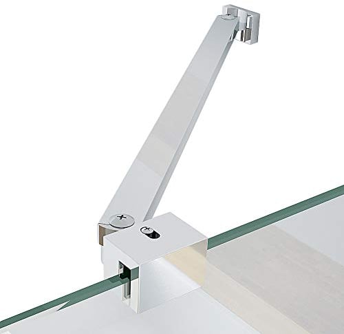 Stabilisierungsstange Haltestange Stabilisator für Duschabtrennung Wandhalterung Edelstahl 35 cm