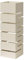 Baroni Home Paragüero Moderno Diseño Moderno con Tallado de Lluvia, Paragüero original con Gancho y Bandeja de Goteo Extraíble para Decorar el Hogar y la Oficina 15,5x15x49 cm (Blanco)