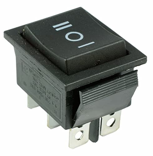 Interrupteur à bascule 6 broches, 12 V DPDT ON/OFF, interrupteur à bascule momentané pour voiture, moto, bateau