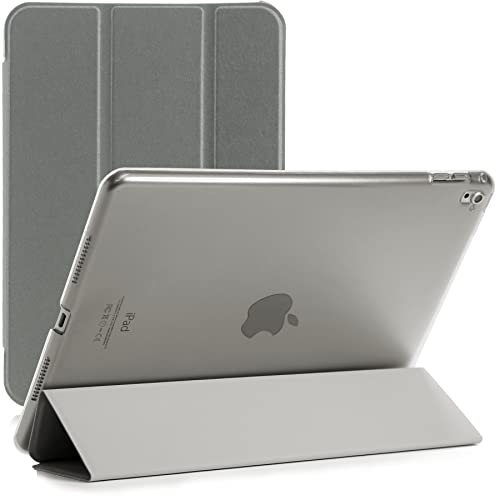 TechDealsUK Nur für iPad Pro 9.7 2016 A1673, A1674 und A1675, magnetische Standabdeckung mit automatischem Wake Sleep/Wake, Silber