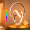 AIRNASA LED Nachttischlampe Touch Dimmbar, Nachttischlampe LED Dimmbar mit 10 Einstellungen, 7 Farben und 3 Helligkeitsstufen, RGBW Tischlampe für Geschenk, Schenken und Schlafzimmer Deko(Silber)