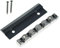 KAISH Edelstahl Gitarrensattel E-Gitarre Roller Nut für Stratocaster / Stratocaster