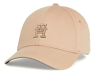 TOMMY HILFIGER TH Flag Heavy Twill 6 Panel Cap Classic Khaki/Space Blue