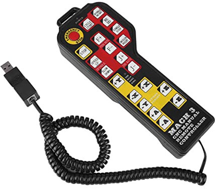 Graviermaschinen-Controller, CNC-Graviermaschine Manueller CNC-Controller Multitools Messer Werkzeuge Controller USB-CNC-Anschluss 4-Achsen-manuelle Steuerung