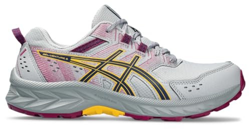 ASICS Damen Gel-Venture 9 Trail Running Shoe, Piedmont Grey/Blue Expanse, 40 EU