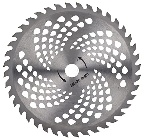 Kreissägeblatt Freischneider Klinge, Freischneider-Sägeblatt, Stahl-Sägeblatt, Rasenmäher, Grasschneider, 40 Zähne, Gartenwerkzeug, 255 X 25,4 Mm, Für Schneider, Trimmer, Unkrautfresser
