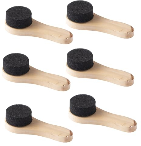 6pcs Brosse Chaussure Nettoyage Éponge Brosse à Lustrer Brosse à Cirer Chaussures Chaussure Brosse à Cirage Chaussures Brosse de Polissage Brosse à Chaussures Cuir pour Polir Vos Chaussures