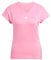 adidas Femme AEROREADY Train Essentials Minimal Branding V-Neck Tee, Pink Fusion/White, M