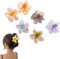 Traziewell Haarklammern Blumen Set Haarspange Damen 6 Stück Blumen Haarklammer Bunte Rutschfeste Haarspangen Dekorative Haarklammern Haarschmuck Haarstyling Zubehör für Frauen 0717
