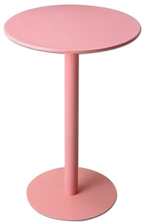 Table Haute Rose Table de Bar Ronde pour Cocktail, pub, café, thé, Salle à Manger, Bistro, Table de comptoir pour Boissons à vin, Bureau de Cuisine, Salle à Manger, Table d'appoint/de Bout d
