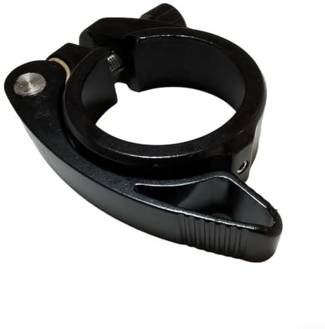Collier de serrage sécurisé et pratique pour tige de selle de 40, 8 mm et 40 9 mm, convient à tous les vélos (noir)