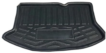 LTQSIV Bandeja Maletero Alfombrillas para Maletero para F&ORD para Fiesta Mk7 Hatchback 2009-2017, Impermeables, para La Parte Trasera del Maletero Accesorios para Coche