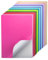 24 Blatt - A4 Sticker Papier zum Bedrucken, Selbstklebend Aufkleber Karton in 22 Farben, 250gsm Farbiges Papier für Scrapbooking, Kartenherstellung