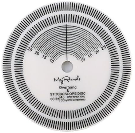 Fangxuee LP-Plattenspieler, Stroboskop-Disc-Kalibrierung, Drehzahlmesser, Plattenspieler-Geschwindigkeitserkennung, Plattenkalibrierung