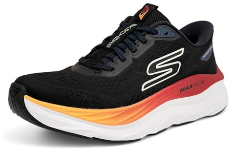 Skechers Men's Max Run Hands Free Slip-ins Trainers, black, 11.5 UK