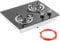 Torvex Gas Fove Cooktop 2 Burner Temperted Glass Gas Pancy 1,8 kW di alimentazione, piano cottura portatile per roulotte