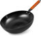 SKY LIGHT Bratpfanne Wok Pfanne Induktion Aluminiumguss abnehmbare Griffe, Ø 32 cm