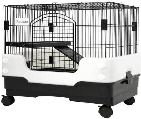 Homey Pet Rat Cage, Small Animal Cage for Ferret, Chinchilla, Guinea Pig