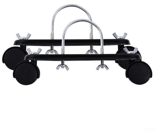 Lot de 2 supports de poulie mobiles pour chauffage électrique, support de radiateur, facile à utiliser