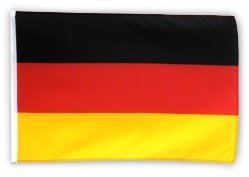 Fahne Flagge Deutschland 60 x 90 cm mit 2 Ösen