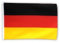 Fahne Flagge Deutschland 60 x 90 cm mit 2 Ösen