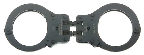 Peerless Handcuff Company 802C - Manette incernierate, Finitura in ossido Nero