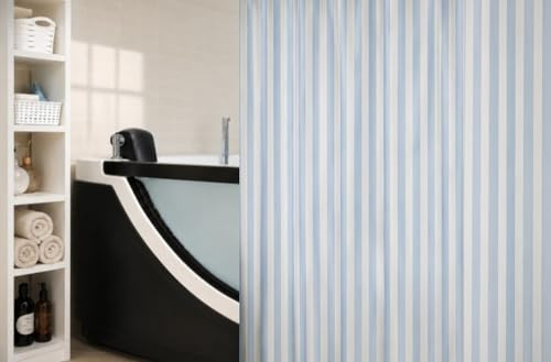 Kleine Wolke 4935723238 Duschvorhang Sanna, 120 x 200 cm, Azur