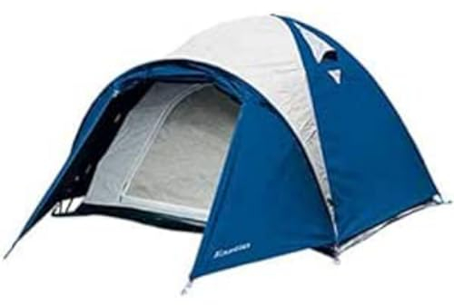 Ferrino Ibiza 3 Kuppelzelt mit Moskitonetz und doppeltem Dach in Blau, 3 Personen
