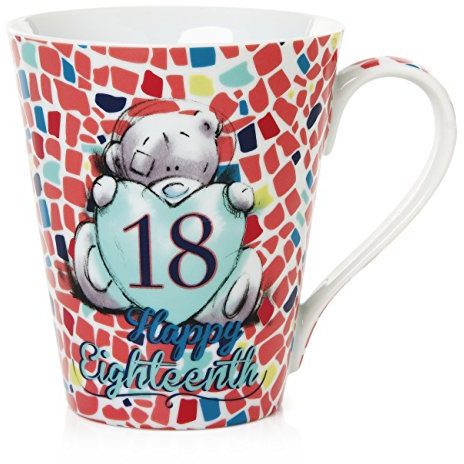 Me To You Tatty Teddy 18 Registrazione Compleanno Mug Rosso