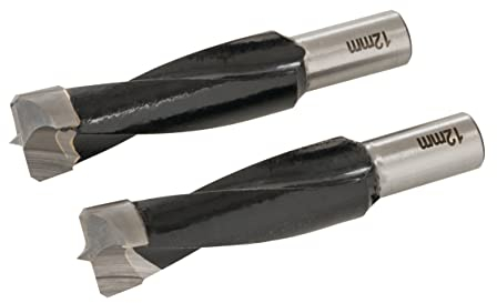Triton 819799 - Brocas para ensambladora de espigas, 12 mm, 2 pzas (TDJDB12)