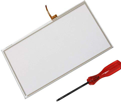 Timorn Reemplazo Controlador de Pantalla Táctil Digitizer Pad Repuesto para Wii U GamePad (1 x pantalla táctil + 1 x destornillador)