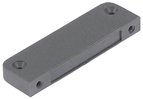 Imán para puerta de lavavajillas Sammic SL-350B, SL-550B, SL-550BP, SL-290B, Elframo D120dgt - Gastroteileshop - 63 mm x 7,5 mm x 19 mm - Accesorio
