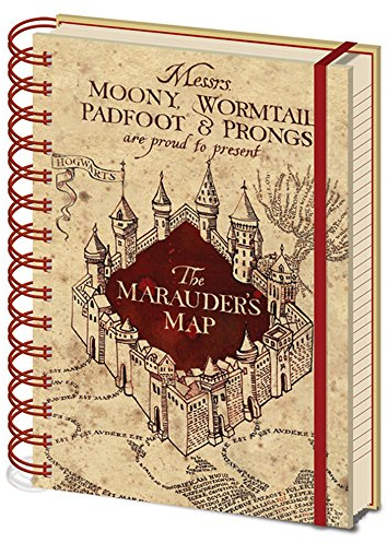 empireposter Harry Potter - Notizbuch - The Marauders Map