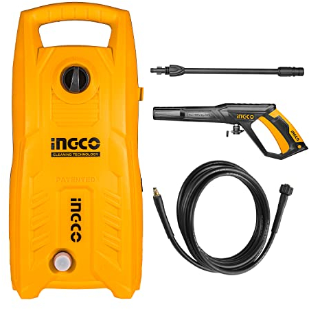 Idropulitrice Ingco 1400W Max 130bar Con Accessori Pompa In Metallo Di Alta Qualità-iaiadistribuzione
