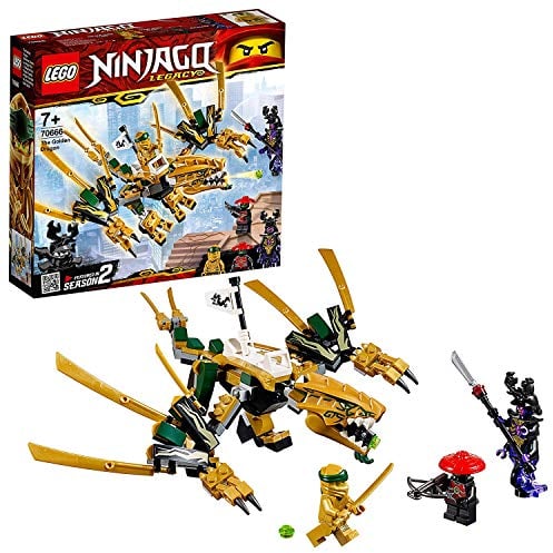 LEGO 70666 NINJAGO Goldener Drache mit Actionfiguren