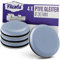 Filzada® 4x Piedini per mobili autoadesivo in Teflon - Ø 30 mm (tondo) - Scivoli per mobili professionali/scivoli per tappeti in PTFE (teflon)