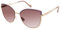 Jessica Simpson J5962 Refined UV Protective Metal Cat-Eye Sunglasses | Wear All-Year | The Gift of Glam, 57 mm, Rose Gold & Rose
