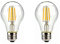 ANTYX E26 / E27 LED Bombillas de luz Blanca cálida 270 0K 2W 3V A60 A19 Edison Standard Tornillo Base 20W Equivalente para Luces solares al Aire Libre, Paquete de 2