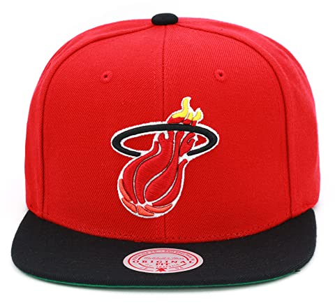 Mitchell & Ness Team 2 Tone 2.0 Snapback Cap Miami Heat red/Black