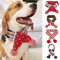 Hund Weihnachten Schal Haustier Welpe Xmas Strickkostüm Winter Warme Bandanas Halstuch Katze Halswärmer Bekleidung für Urlaub Festlich (groß, rot schwarz)