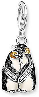 Thomas Sabo Charm-Anhänger Pinguine 925 Sterlingsilber 1909-691-7
