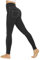 G4Free Leggings für Frauen Hohe Taille Stretchy Jeggings mit Taschen Bauchweg Jeans Look Leggings, Schwarz 1, M