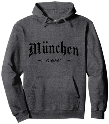 München Bayern Gothic Design Pullover Hoodie