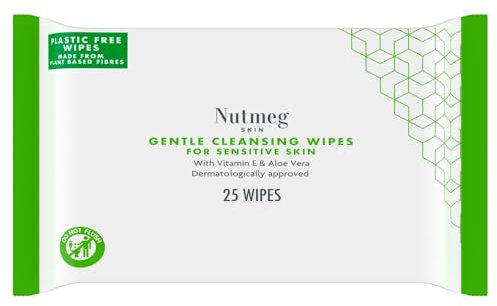Nutmeg Gentle Cleansing Wipes For Sensiti