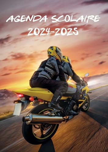 AGENDA SCOLAIRE 2024 -2025 MOTO
